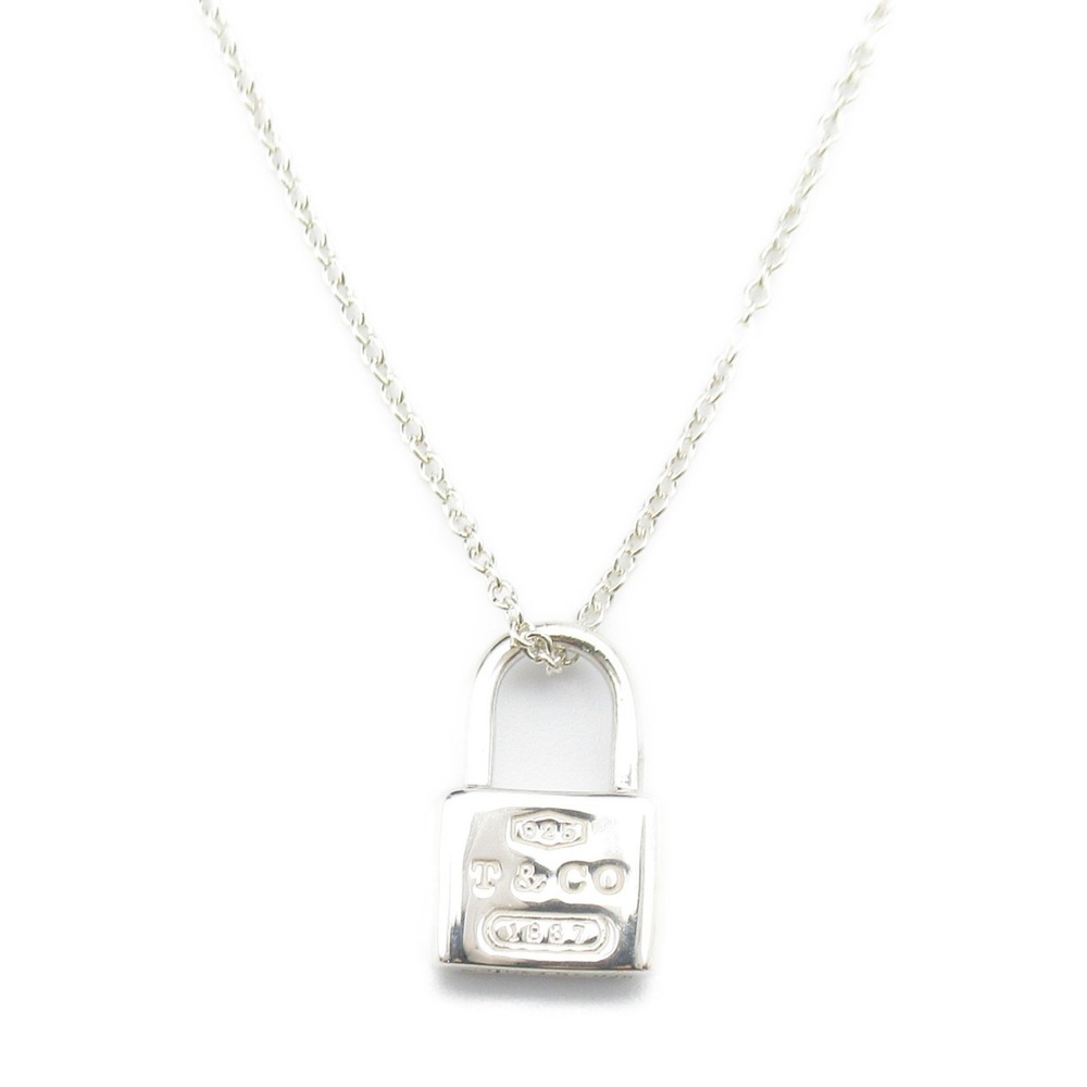 Tiffany Padlock Necklace Silver